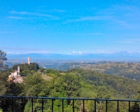 Uitzicht vanaf balkon-terras Monte